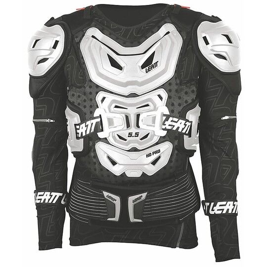 Pettorina Totale Moto Cross Enduro Leatt 5.5 Bianco taglia L/XL