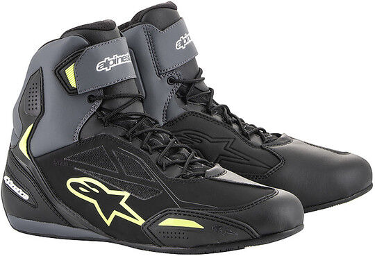 Scarpa Moto Sportiva Alpinestars FASTER 3 Drystar Nero Giall taglia 6