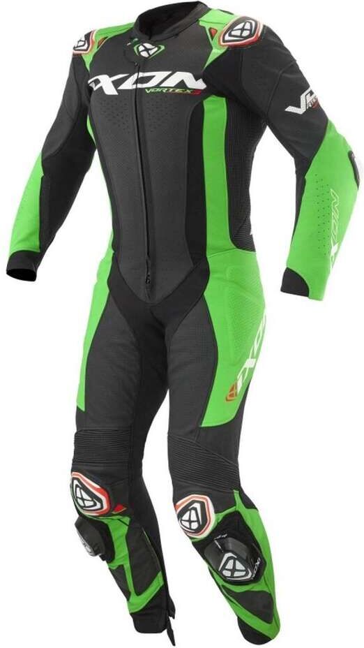 Tuta Moto Intera Ixon VORTEX 3 Nero Verde taglia XL