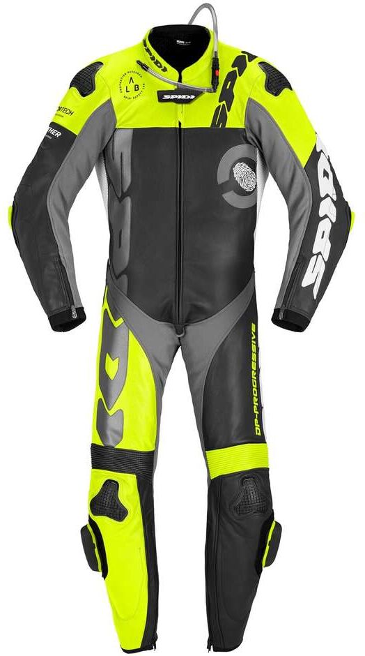 Tuta Moto Interna Spidi DP-PROGRESSIVE PRO Nero Giallo Fluo taglia 52