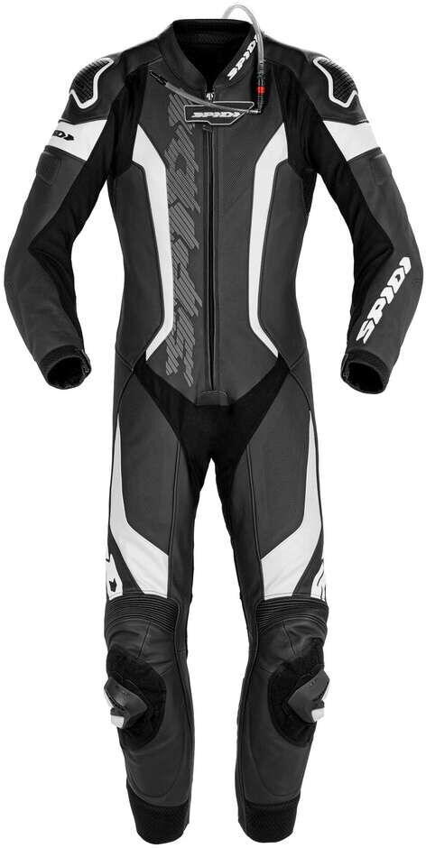 Tuta Moto Interna Spidi LASER PRO PERFORATED Nero Bianco taglia 52