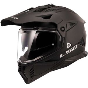 Casco Moto Adventure Ls2 MX702 PIONEER 2 SOLID Nero Opaco taglia L Casco Moto Adventure Ls2 MX702 PIONEER 2 SOLID Nero Opaco taglia L