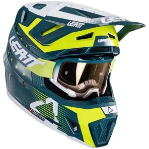 Casco Moto Cross Leatt KIT MOTO 7.5 V24 ACID FUEL Verde taglia M Casco Moto Cross Leatt KIT MOTO 7.5 V24 ACID FUEL Verde taglia M
