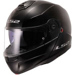 Casco Moto Modulare P/J Ls2 FF908 STROBE II Solid Nero Lucid taglia 2X Casco Moto Modulare P/J Ls2 FF908 STROBE II Solid Nero Lucid taglia 2X