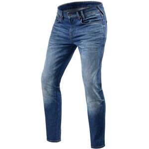 Jeans Moto Rev'it CARLIN SK Blu Medio Slavato L36 taglia 31 Jeans Moto Rev'it CARLIN SK Blu Medio Slavato L36 taglia 31