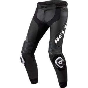 Pantaloni Moto Pelle Rev'it APEX Nero Bianco Standard taglia 52 Pantaloni Moto Pelle Rev'it APEX Nero Bianco Standard taglia 52