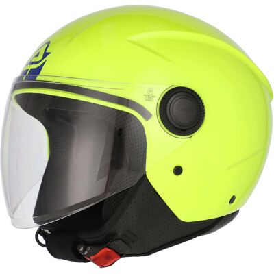 Casco da Moto Jet ACERBIS BREZZA Giallo Fluo taglia XL Casco da Moto Jet ACERBIS BREZZA Giallo Fluo taglia XL