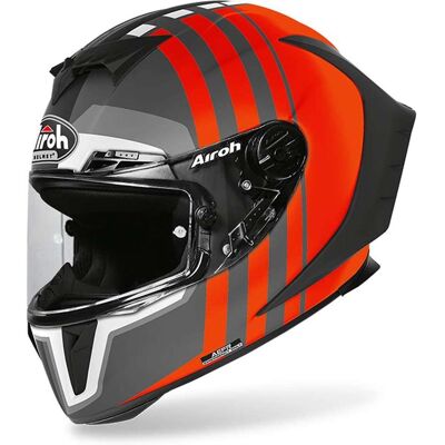 Casco Integrale in Fibra Moto Airoh GP550 S Skyline Arancio taglia XL Casco Integrale in Fibra Moto Airoh GP550 S Skyline Arancio taglia XL