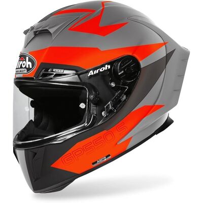 Casco Integrale in Fibra Moto Airoh GP550 S Vektor Arancio O taglia XL Casco Integrale in Fibra Moto Airoh GP550 S Vektor Arancio O taglia XL