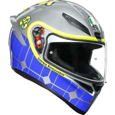 Casco Integrale Moto Agv K-1 Top ROSSI MUGELLO 2015 taglia S Casco Integrale Moto Agv K-1 Top ROSSI MUGELLO 2015 taglia S