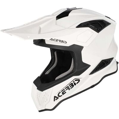 Casco Moto Cross Enduro Acerbis AIRSTRIKE-X Bianco taglia M Casco Moto Cross Enduro Acerbis AIRSTRIKE-X Bianco taglia M