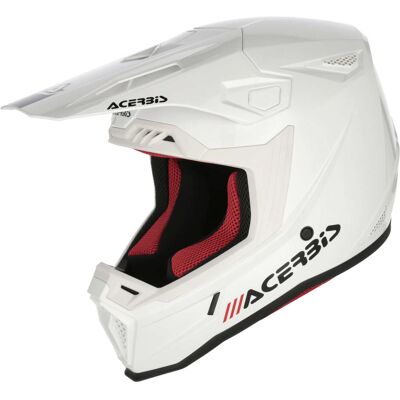 Casco moto Cross Enduro Acerbis Whoops Mono Bianco taglia M Casco moto Cross Enduro Acerbis Whoops Mono Bianco taglia M