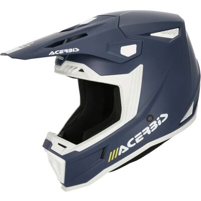 Casco moto Cross Enduro Acerbis Whoops Mono Blu taglia M Casco moto Cross Enduro Acerbis Whoops Mono Blu taglia M