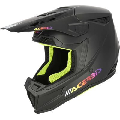 Casco moto Cross Enduro Acerbis Whoops Mono Nero taglia M Casco moto Cross Enduro Acerbis Whoops Mono Nero taglia M