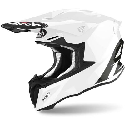 Casco Moto Cross Enduro Airoh TWIST 2.0 Color Bianco Lucido taglia 2XL Casco Moto Cross Enduro Airoh TWIST 2.0 Color Bianco Lucido taglia 2XL