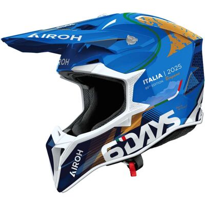 Casco Moto Cross Enduro Airoh WRAAAP 6DAYS ITALY 2025 taglia XS Casco Moto Cross Enduro Airoh WRAAAP 6DAYS ITALY 2025 taglia XS