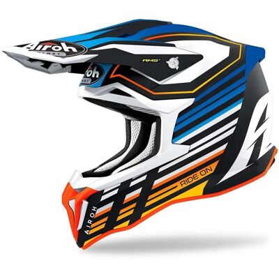 Casco Moto Cross Enduro In Fibra HPC Airoh STRYCKER Shaded B taglia L Casco Moto Cross Enduro In Fibra HPC Airoh STRYCKER Shaded B taglia L