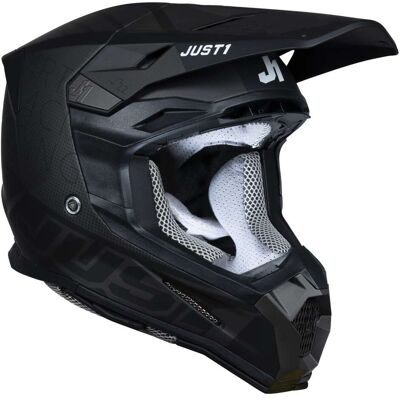 Casco Moto Cross Enduro Just1 J22-f Dynamo Titanio Nero taglia L Casco Moto Cross Enduro Just1 J22-f Dynamo Titanio Nero taglia L