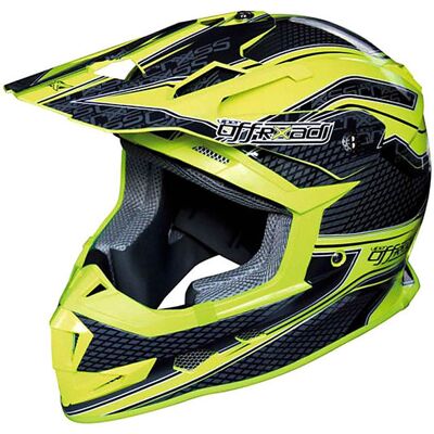 Casco Moto Cross Enduro One Racing Viper Nero grigio Giallo taglia 2XL Casco Moto Cross Enduro One Racing Viper Nero grigio Giallo taglia 2XL