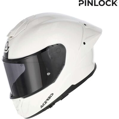Casco Moto Inetgrale Acerbis Tarmak-X Bianco Lucido taglia M Casco Moto Inetgrale Acerbis Tarmak-X Bianco Lucido taglia M