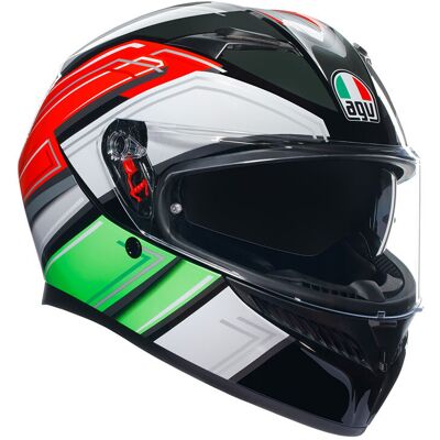 Casco Moto Integrale Agv K3 WING Nero Italy taglia XL Casco Moto Integrale Agv K3 WING Nero Italy taglia XL