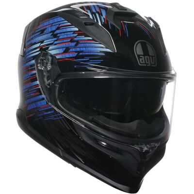 Casco Moto Integrale Agv K7 GENISYS Opaco Nero Blu Grigio taglia 2XL Casco Moto Integrale Agv K7 GENISYS Opaco Nero Blu Grigio taglia 2XL