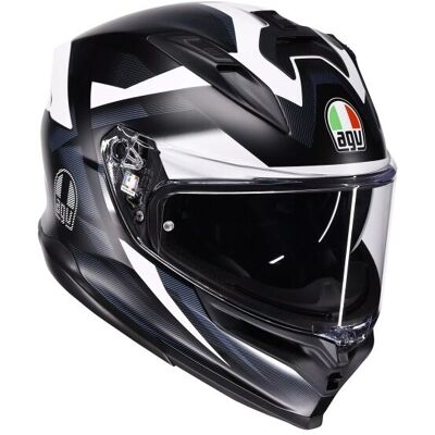 Casco Moto Integrale Agv K7 GLIMPSE Opaco Nero Bianco taglia M Casco Moto Integrale Agv K7 GLIMPSE Opaco Nero Bianco taglia M