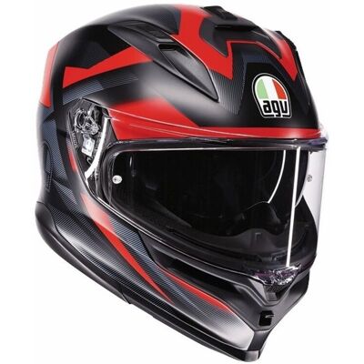 Casco Moto Integrale Agv K7 GLIMPSE Opaco Nero Rosso taglia M Casco Moto Integrale Agv K7 GLIMPSE Opaco Nero Rosso taglia M