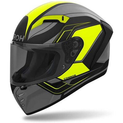 Casco Moto Integrale Airoh CONNOR DUNK Giallo Opaco taglia XS Casco Moto Integrale Airoh CONNOR DUNK Giallo Opaco taglia XS