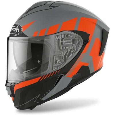 Casco Moto Integrale Airoh SPARK Rise Arancio Opaco taglia XS Casco Moto Integrale Airoh SPARK Rise Arancio Opaco taglia XS