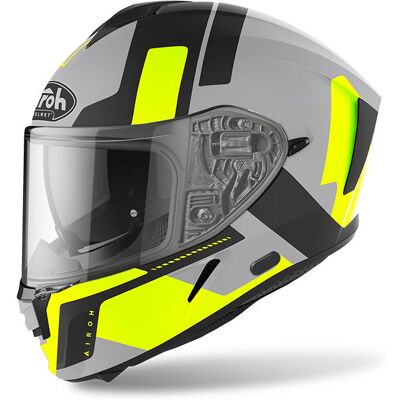 Casco Moto Integrale Airoh SPARK Shogun Giallo Opaco taglia L Casco Moto Integrale Airoh SPARK Shogun Giallo Opaco taglia L