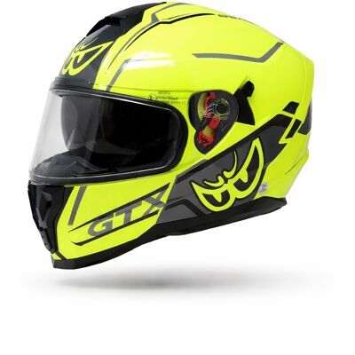 Casco Moto Integrale Berik Doppia Visiera FF869 GTX Giallo F taglia XL Casco Moto Integrale Berik Doppia Visiera FF869 GTX Giallo F taglia XL