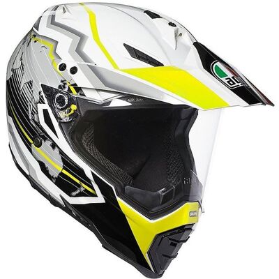 Casco Moto Integrale Cross Enduro AGV AX-8 Dual EVO Earth Ne taglia XX Casco Moto Integrale Cross Enduro AGV AX-8 Dual EVO Earth Ne taglia XX