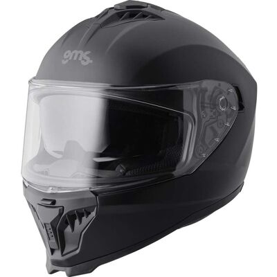 Casco Moto Integrale GMS Gelero nero opaco taglia S Casco Moto Integrale GMS Gelero nero opaco taglia S