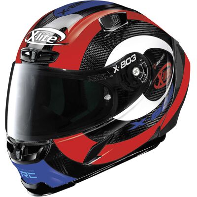 Casco Moto Integrale in Carbonio X-Lite X-803 RS U.C. HATTRI taglia L Casco Moto Integrale in Carbonio X-Lite X-803 RS U.C. HATTRI taglia L