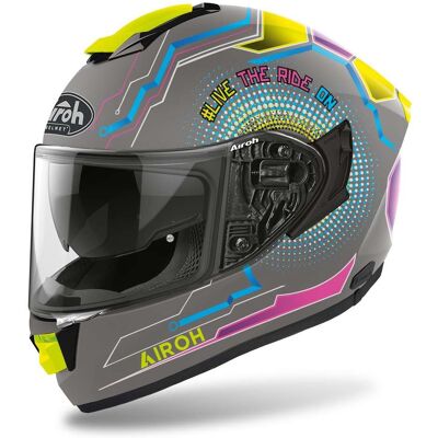 Casco Airoh St.501 Power - Unisex, Multicolore, Taglia S Casco Airoh St.501 Power - Unisex, Multicolore, Taglia S
