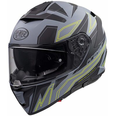 Casco Moto Integrale In Fibra Premier DEVIL EL Y Grey BM Gri taglia XL Casco Moto Integrale In Fibra Premier DEVIL EL Y Grey BM Gri taglia XL