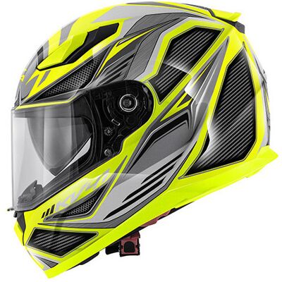 Casco Moto Integrale Kappa KV-41 Figther Nero Giallo taglia 2XL Casco Moto Integrale Kappa KV-41 Figther Nero Giallo taglia 2XL
