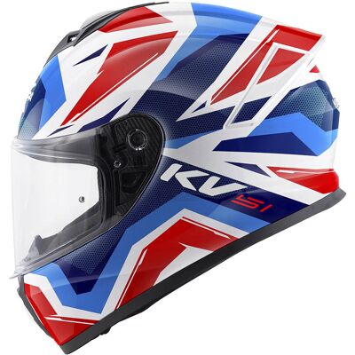 Casco Moto Integrale Kappa KV51 INSERT Bianco Lucido Rosso B taglia 2X Casco Moto Integrale Kappa KV51 INSERT Bianco Lucido Rosso B taglia 2X