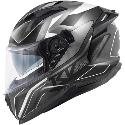 Casco Moto Integrale Kappa KV52 ATLANTIC Titanio Nero Silver taglia M Casco Moto Integrale Kappa KV52 ATLANTIC Titanio Nero Silver taglia M