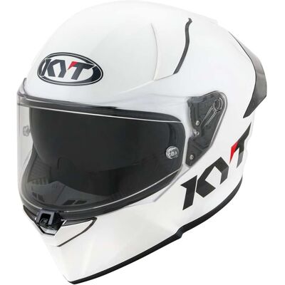 Casco Moto Integrale KYT R2R PLAIN Bianco taglia L Casco Moto Integrale KYT R2R PLAIN Bianco taglia L