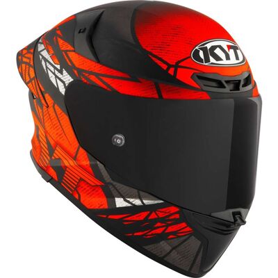 Casco Moto Integrale Kyt TT-REVO COMBUSTION Rosso Opaco taglia M Casco Moto Integrale Kyt TT-REVO COMBUSTION Rosso Opaco taglia M