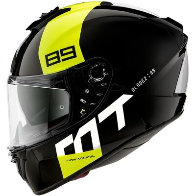 MT Helmets Casco Moto Integrale Mt Helmet BLADE 2 Sv 89 B3 Giallo Fluo taglia XL MT Helmets Casco Moto Integrale Mt Helmet BLADE 2 Sv 89 B3 Giallo Fluo taglia XL