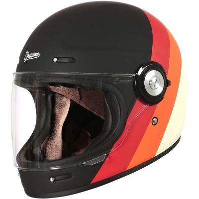 Casco Moto Integrale Origine VEGA Primitive Arancio Rosso Ne taglia L Casco Moto Integrale Origine VEGA Primitive Arancio Rosso Ne taglia L
