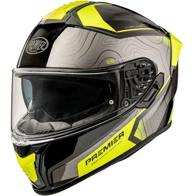 Casco Moto Integrale Premier EVOLUZIONE DK Y taglia L Casco Moto Integrale Premier EVOLUZIONE DK Y taglia L