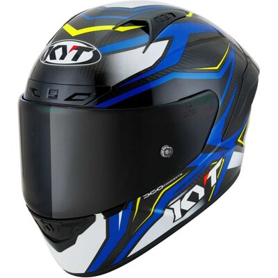 Casco Moto Integrale Racing Kyt NZ-RACE Carbon Stride Bianco taglia S Casco Moto Integrale Racing Kyt NZ-RACE Carbon Stride Bianco taglia S