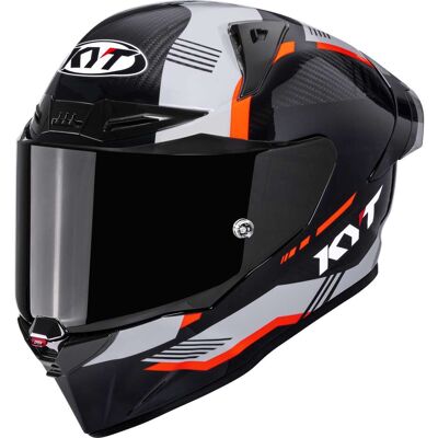 Casco Moto Integrale Racing Kyt R1R CARBON ZONE Arancio taglia S Casco Moto Integrale Racing Kyt R1R CARBON ZONE Arancio taglia S