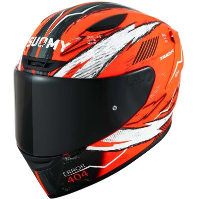 Casco Integrale Racing Suomy 404 - Arancio - 2XL Casco Integrale Racing Suomy 404 - Arancio - 2XL