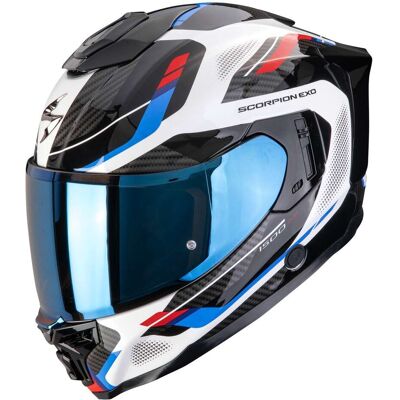 Casco Moto Integrale Scorpion EXO-1500 AIR SLEEK Bianco Ross taglia S Casco Moto Integrale Scorpion EXO-1500 AIR SLEEK Bianco Ross taglia S