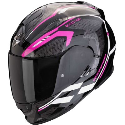 Casco Moto Integrale Scorpion EXO 491 KRIPTA Nero Rosa Bianc taglia XS Casco Moto Integrale Scorpion EXO 491 KRIPTA Nero Rosa Bianc taglia XS